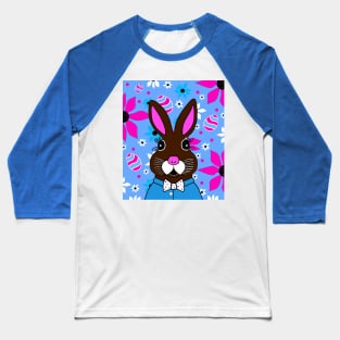 Springtime Easter Bunny Funny - Easter Art Baseball T-Shirt